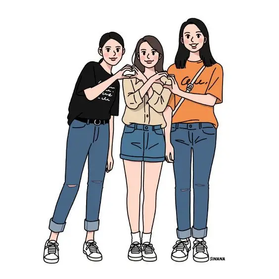 Ảnh Avatar Nhóm (3 Người) - Kỷ Niệm Không Thể Quên 28