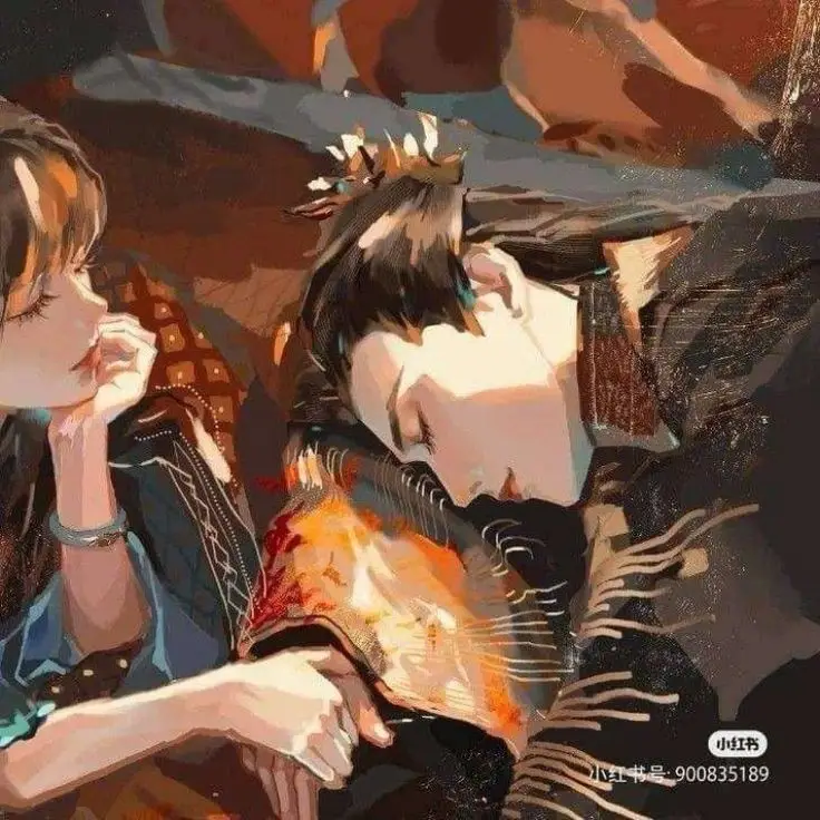 Hình ảnh avatar đôi nam nữ, thể hiện tình yêu và sự kết nối 63