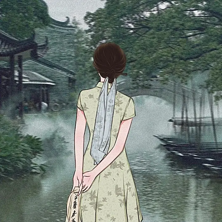 Ảnh Cô Gái Buồn Quay Lưng Anime Thơ Mộng 21