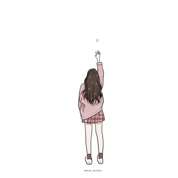 Ảnh Cô Gái Buồn Quay Lưng Anime Thơ Mộng 51