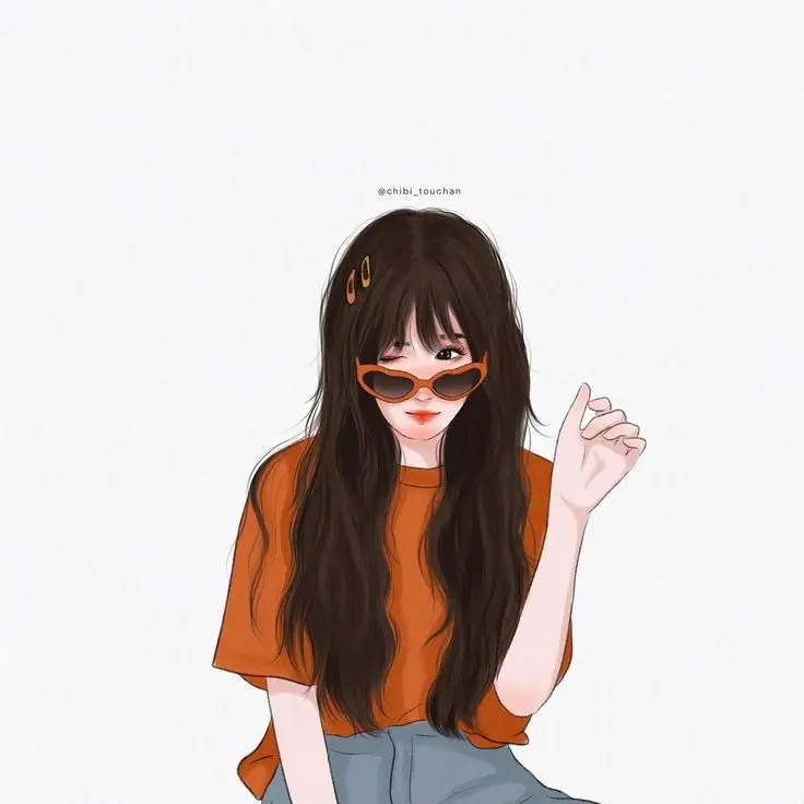 Ảnh Cô Gái Cầm Hoa Che Mặt Anime Đầy Nghệ Thuật 54