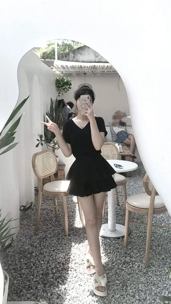 Ảnh Gái Xinh Che Mặt Bằng Điện Thoại Tóc Dài - Bộ Sưu Tập Đầy Sáng Tạo 37