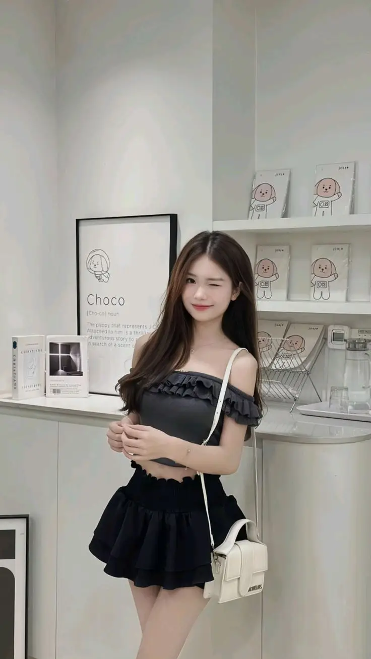 Hình ảnh cô gái xinh trong váy ngắn 41