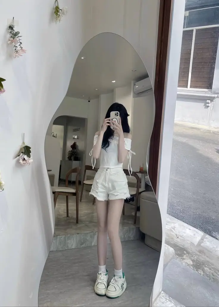 Ảnh Mạng Gái Xinh Chụp Trước Gương Ngọt Ngào 14