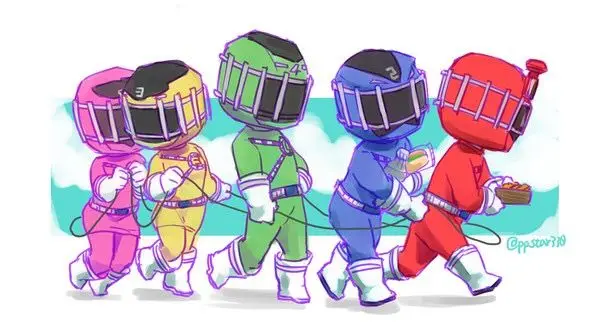 Avatar 5 Anh Em Siêu Nhân Gao Chibi - Đồng Đội Siêu Đáng Yêu 5