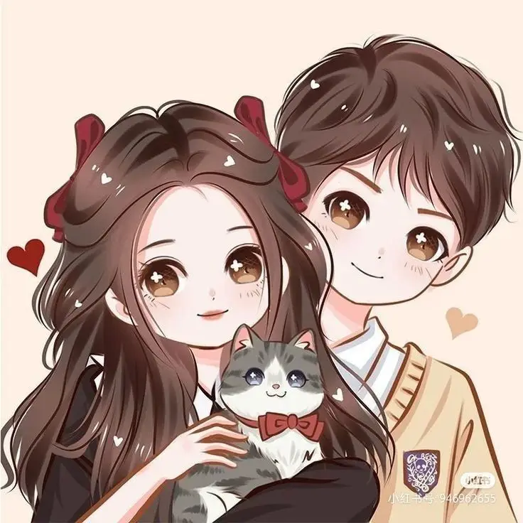 Hình Ảnh Avatar Cặp Đôi Anime Chibi Cute 10