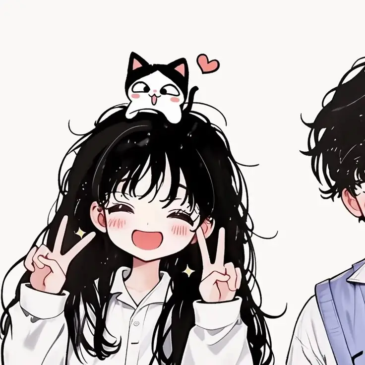 Hình Ảnh Avatar Cặp Đôi Anime Chibi Cute 16