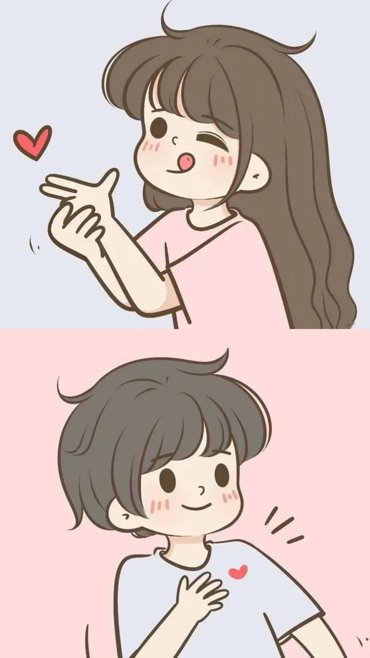 Hình Ảnh Avatar Cặp Đôi Anime Chibi Cute 19