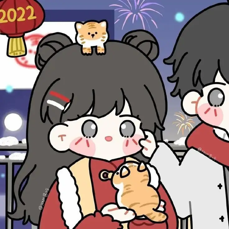Hình Ảnh Avatar Cặp Đôi Anime Chibi Cute 39
