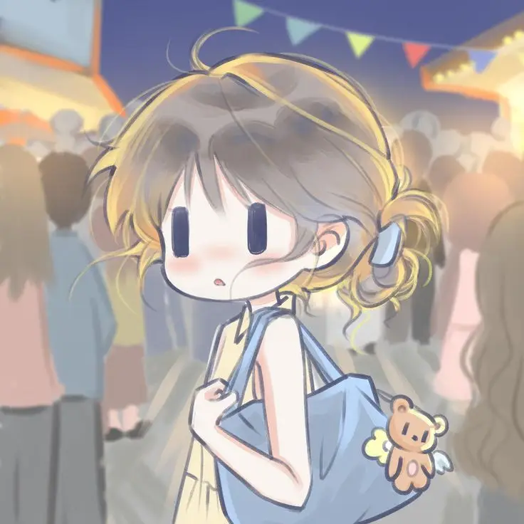 Hình Ảnh Avatar Cặp Đôi Anime Chibi Cute 68