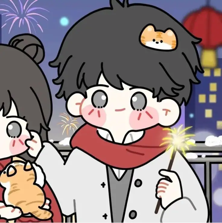 Hình Ảnh Avatar Cặp Đôi Anime Chibi Cute 69