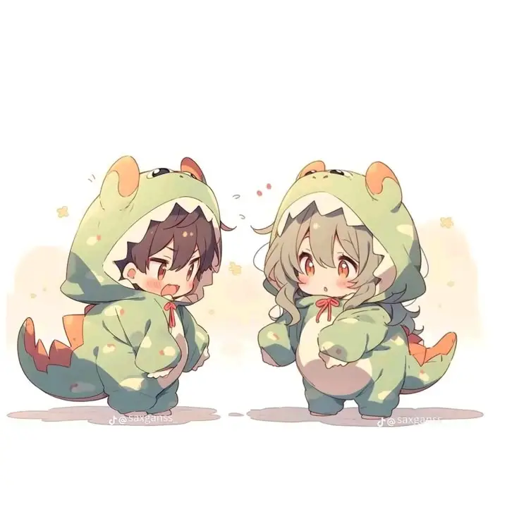 Hình Ảnh Avatar Cặp Đôi Anime Chibi Cute 72