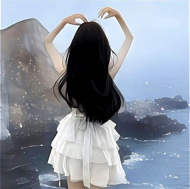 Avatar Cô Gái Buồn Quay Lưng Anime - Hình Ảnh Gợi Cảm 6