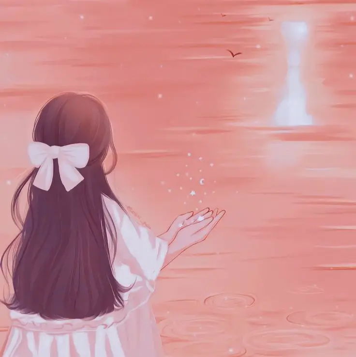 Avatar Cô Gái Buồn Quay Lưng Anime - Hình Ảnh Gợi Cảm 13