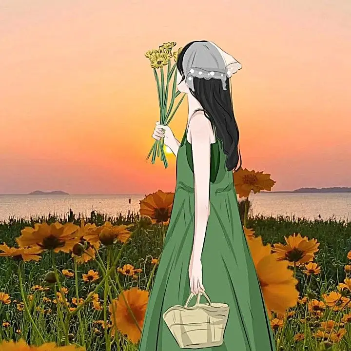 Avatar Cô Gái Buồn Quay Lưng Anime - Hình Ảnh Gợi Cảm 53