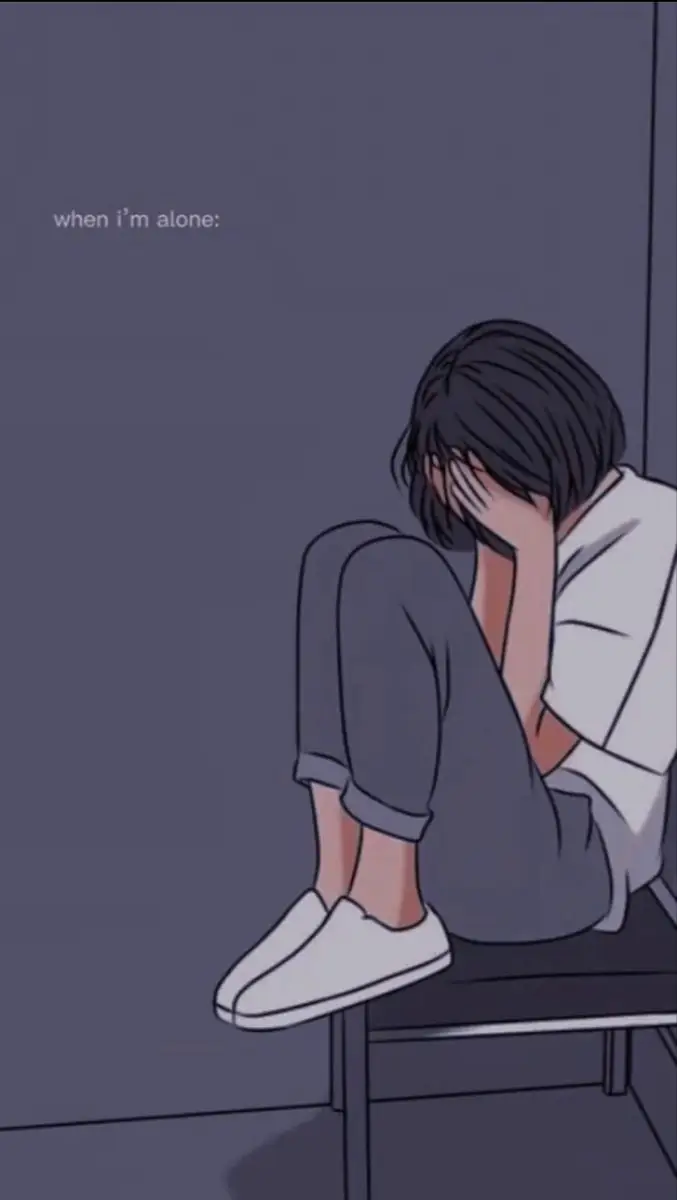 Avatar Cô Gái Buồn Quay Lưng Anime - Hình Ảnh Gợi Cảm 71