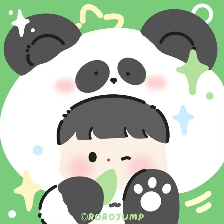 65 ảnh avatar gấu trúc cute chibi cho bạn 2