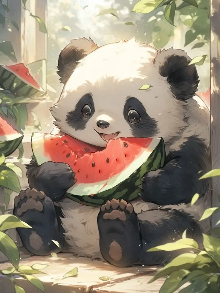 65 ảnh avatar gấu trúc cute chibi cho bạn 10