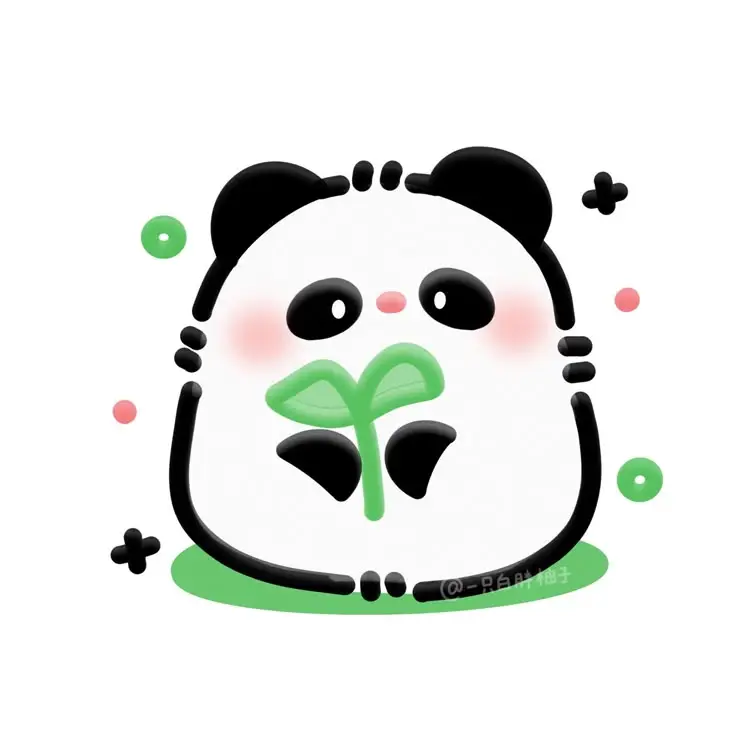 65 ảnh avatar gấu trúc cute chibi cho bạn 56
