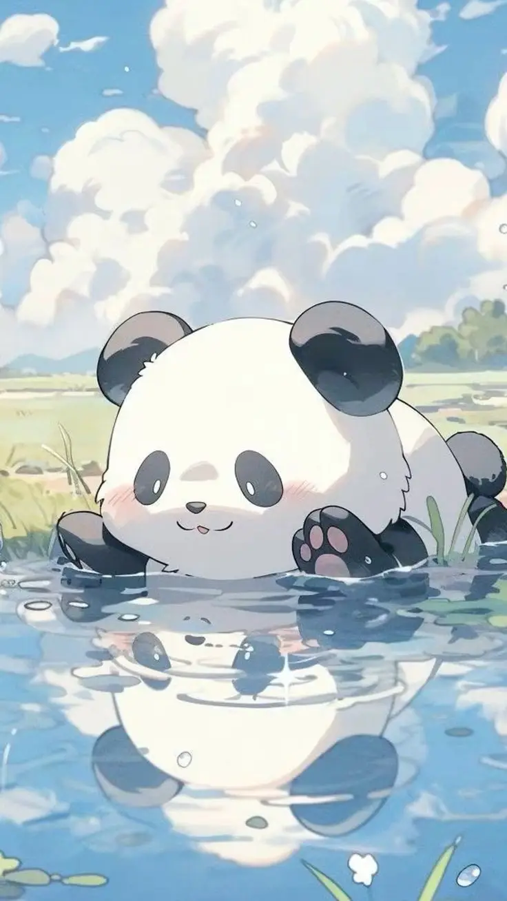 65 ảnh avatar gấu trúc cute chibi cho bạn 75