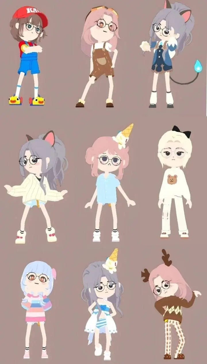 Bộ sưu tập ảnh avatar play together anime đầy màu sắc 25