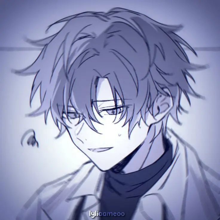 Avatar Anime Nam Trắng Đen Đặc Sắc 7
