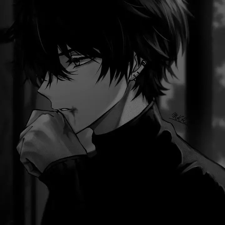 Avatar Anime Nam Trắng Đen Đặc Sắc 16