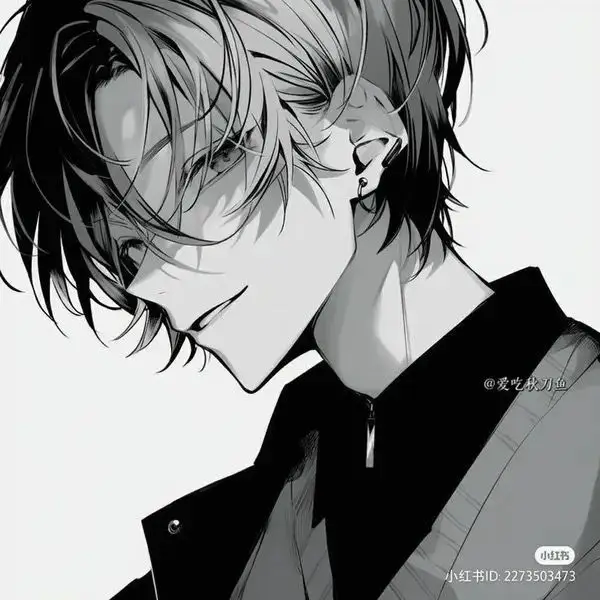 Avatar Anime Nam Trắng Đen Đặc Sắc 23