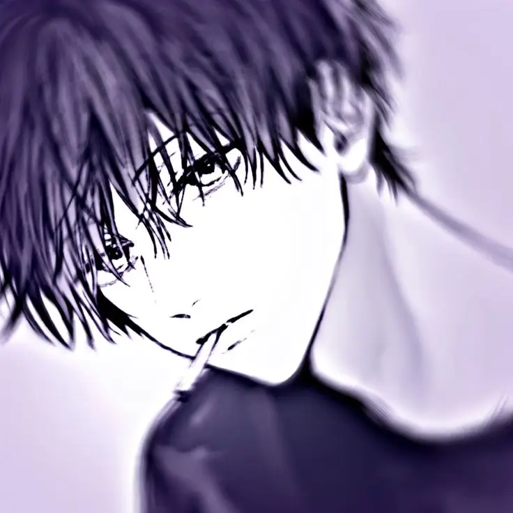 Avatar Anime Nam Trắng Đen Đặc Sắc 25