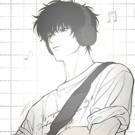 Avatar Anime Nam Trắng Đen Đặc Sắc 31