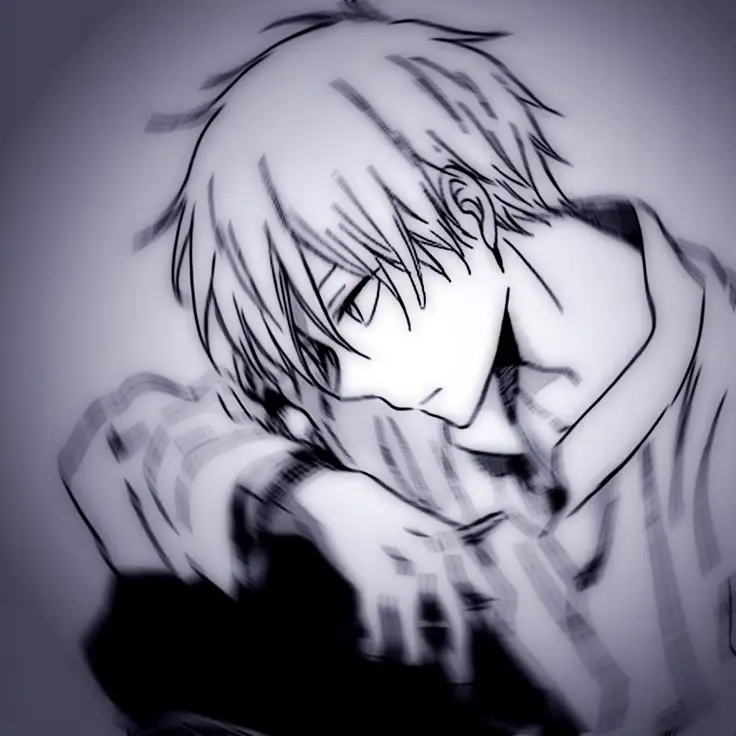 Avatar Anime Nam Trắng Đen Đặc Sắc 32