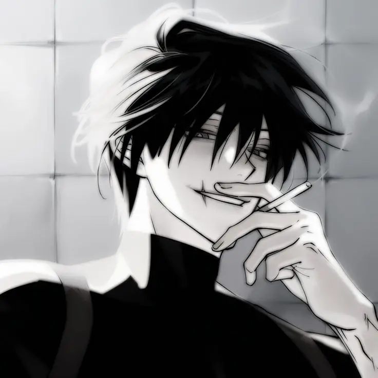 Avatar Anime Nam Trắng Đen Đặc Sắc 34