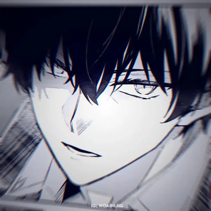 Avatar Anime Nam Trắng Đen Đặc Sắc 35
