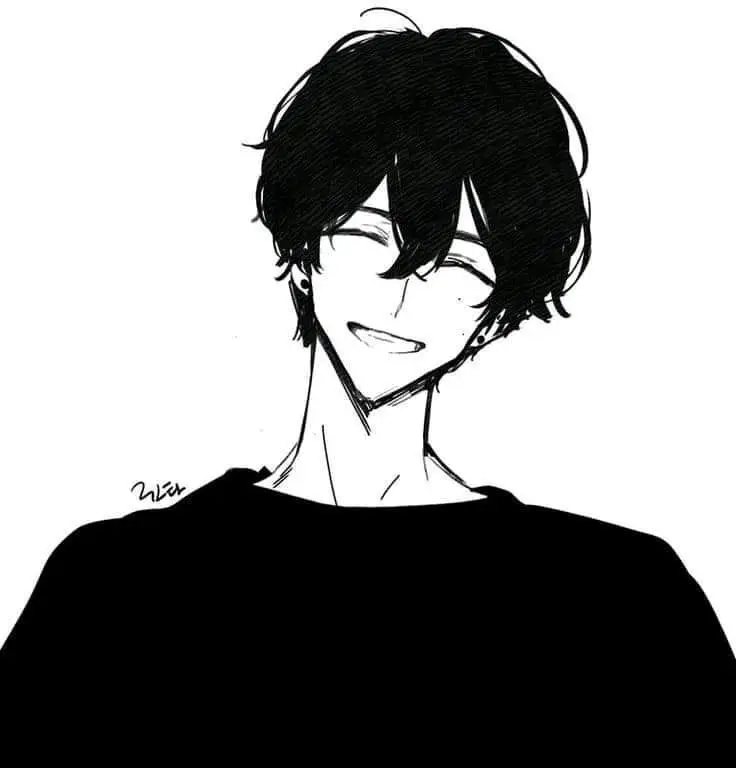 Avatar Anime Nam Trắng Đen Đặc Sắc 37