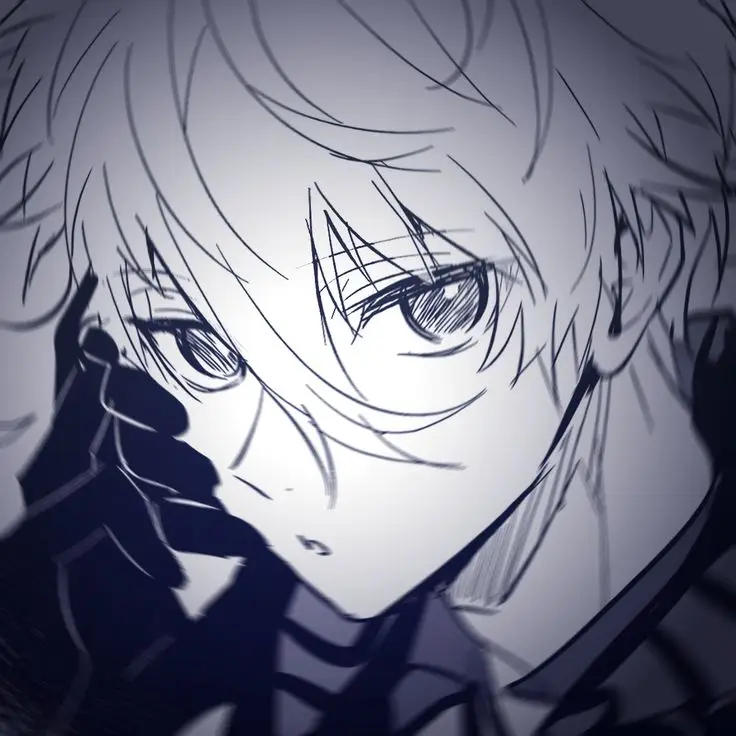 Avatar Anime Nam Trắng Đen Đặc Sắc 38
