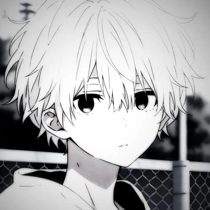 Avatar Anime Nam Trắng Đen Đặc Sắc 45