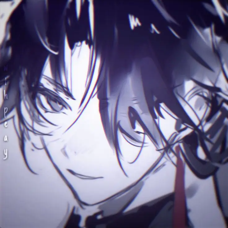 Avatar Anime Nam Trắng Đen Đặc Sắc 46