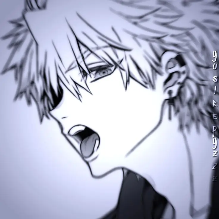 Avatar Anime Nam Trắng Đen Đặc Sắc 54