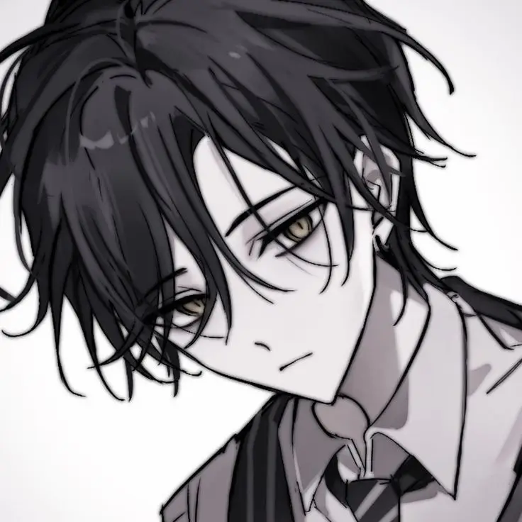 Avatar Anime Nam Trắng Đen Đặc Sắc 59