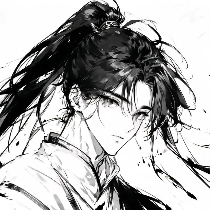 Avatar Anime Nam Trắng Đen Đặc Sắc 71