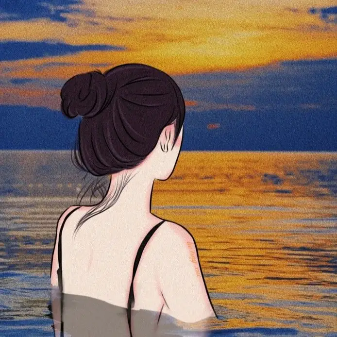 Avatar chụp sau lưng nữ anime: Tuyển tập 50 hình ảnh phong cách 33