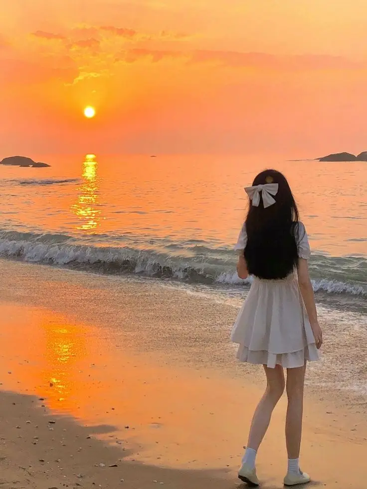 Avatar chụp sau lưng nữ anime: Tuyển tập 50 hình ảnh phong cách 43
