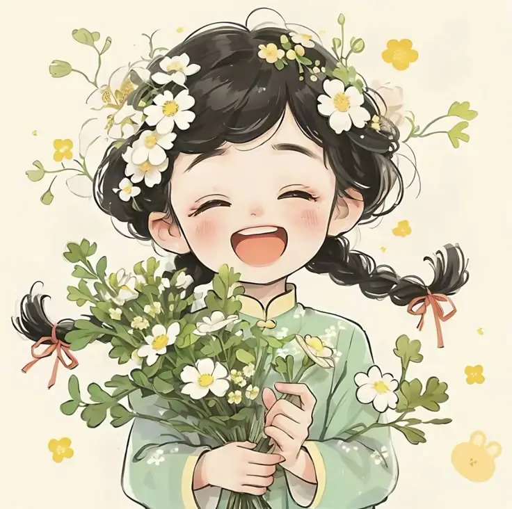 Avatar Cô Gái Cầm Hoa - Bộ Ảnh Độc Đáo 32