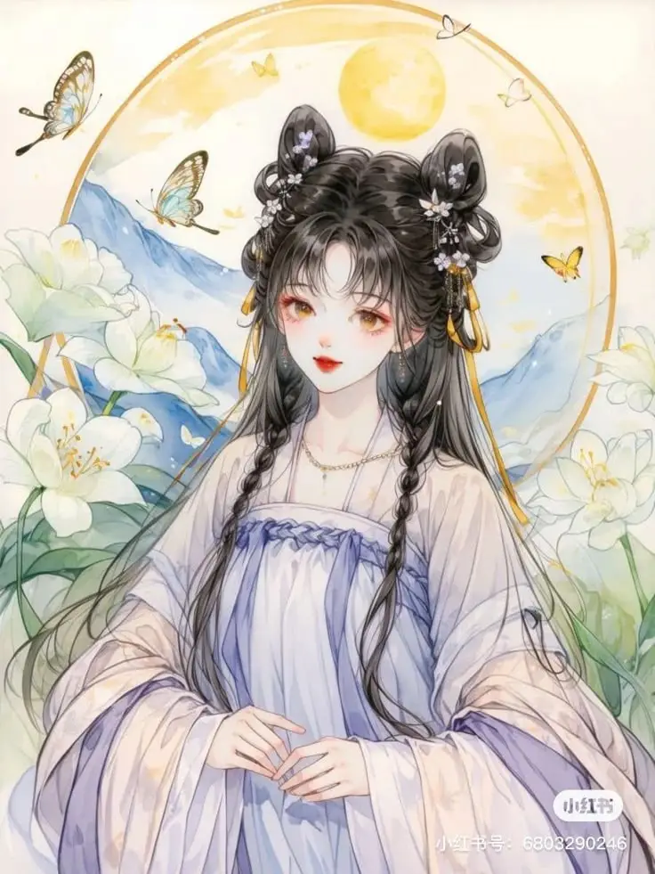 Avatar Cô Gái Cầm Hoa - Bộ Ảnh Độc Đáo 63