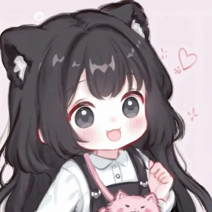 Avatar cute mèo chibi mập, đáng yêu và dễ thương nhất 10