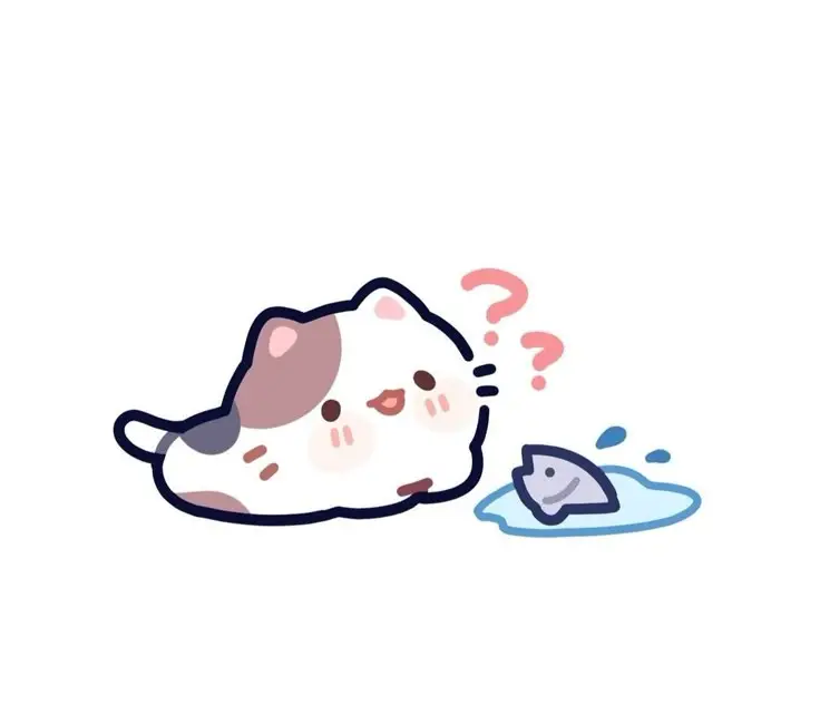 Avatar cute mèo chibi mập, đáng yêu và dễ thương nhất 22