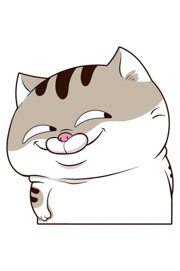 Avatar cute mèo chibi mập, đáng yêu và dễ thương nhất 34