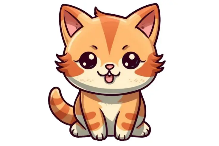 Avatar cute mèo chibi mập, đáng yêu và dễ thương nhất 47