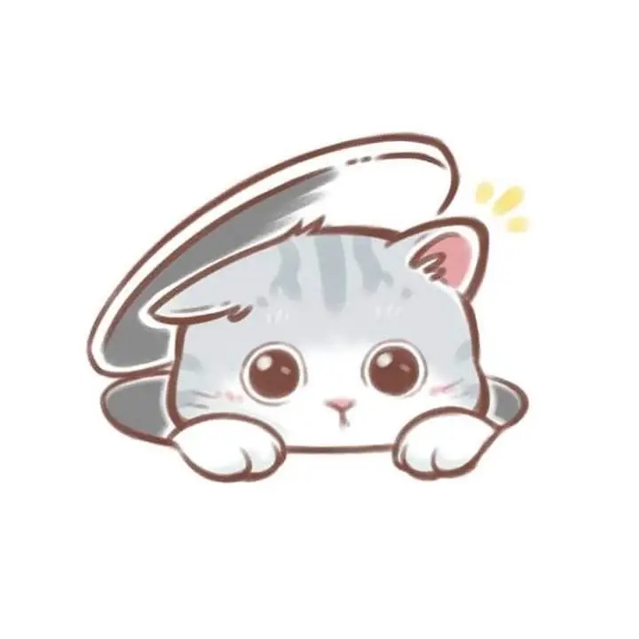 Avatar cute mèo chibi mập, đáng yêu và dễ thương nhất 49