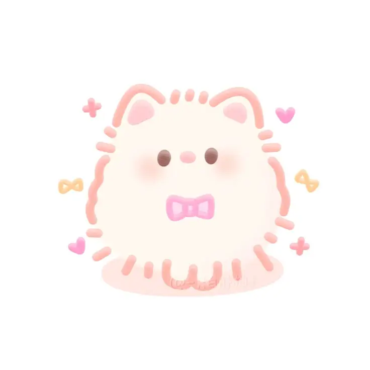 Avatar cute mèo chibi mập, đáng yêu và dễ thương nhất 51